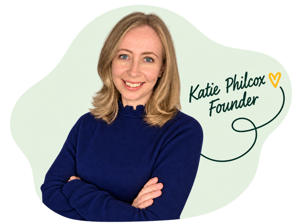 Katie Philcox, founder of London Feeding Therapy, smiling with arms folded